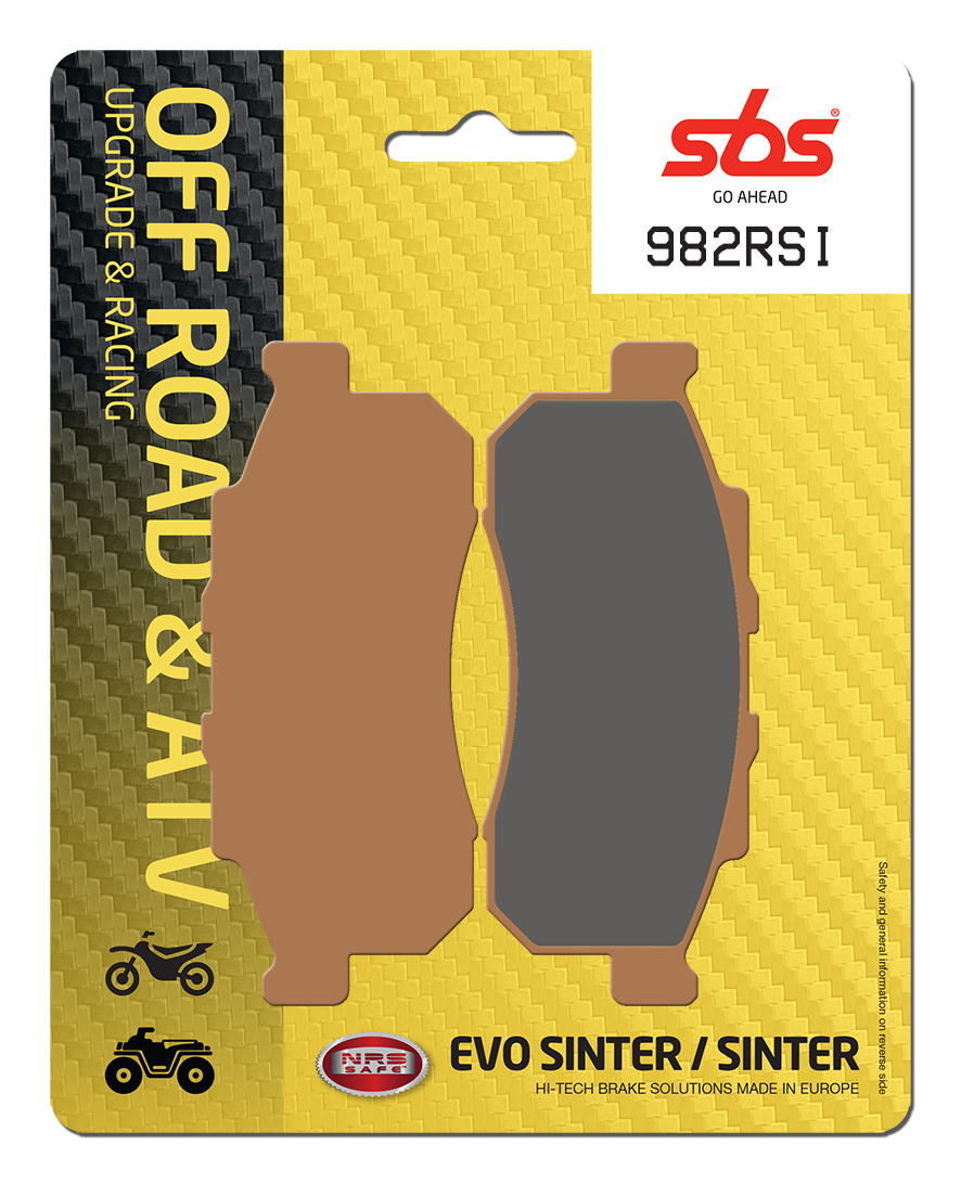 Bremsbelag SBS 982RSI (Satz pro Scheibe) Offroad Racing Sinter