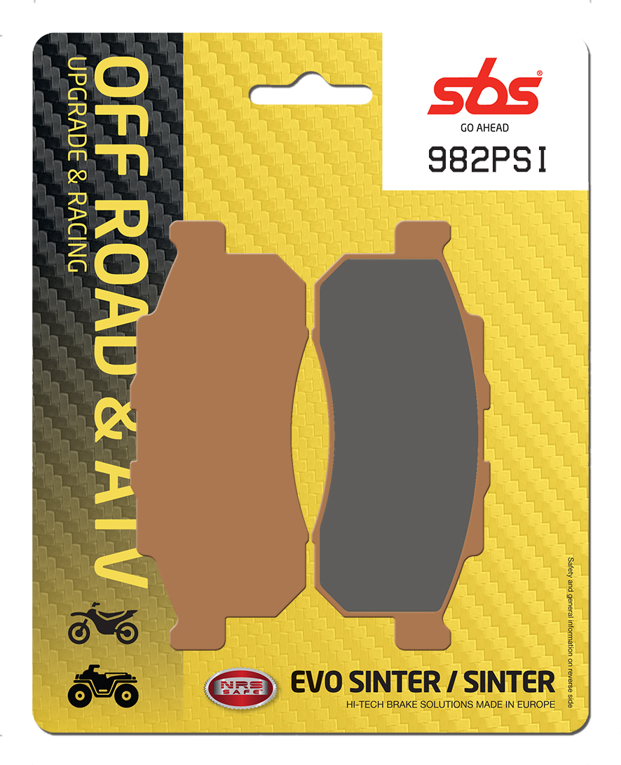 Bremsbelag SBS 982PSI (Satz pro Scheibe) Offroad Racing EVO Sinter