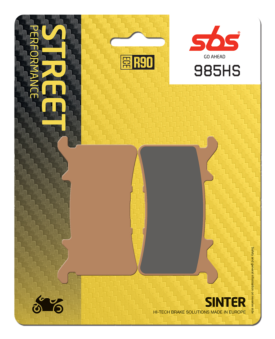 Bremsbelag SBS 985HS (Satz pro Scheibe) Street Sinter