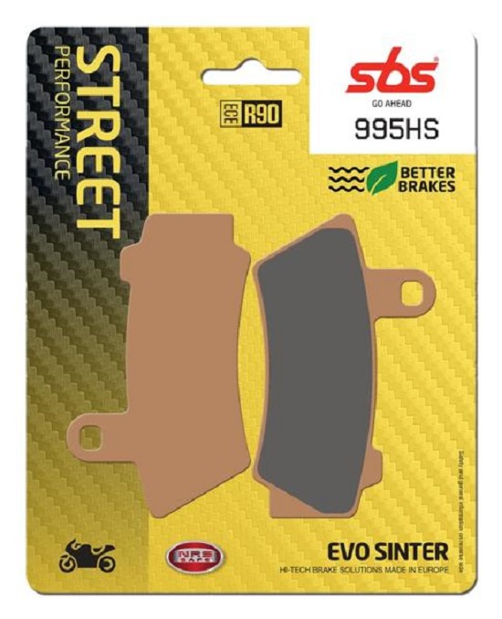 Bremsbelag SBS 995HS (Satz pro Scheibe) Street Sinter