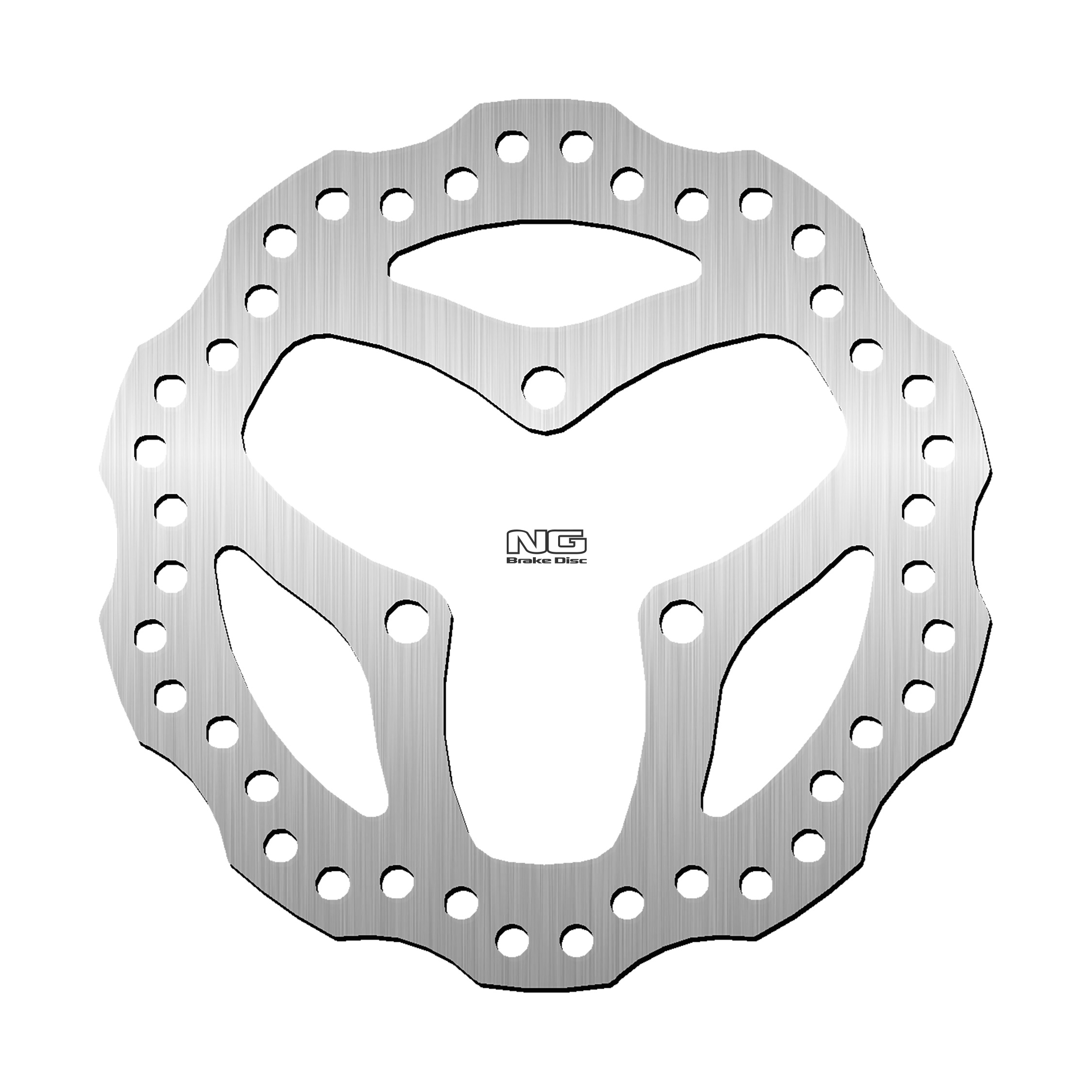 Bremsscheibe NG 1504X 197 mm, starr (FXD) Wavy