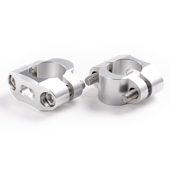 Aluminium Lenkererhöhung 28/28 +10 mm CNC gefräster Alu Riser mit Schraubverbindung