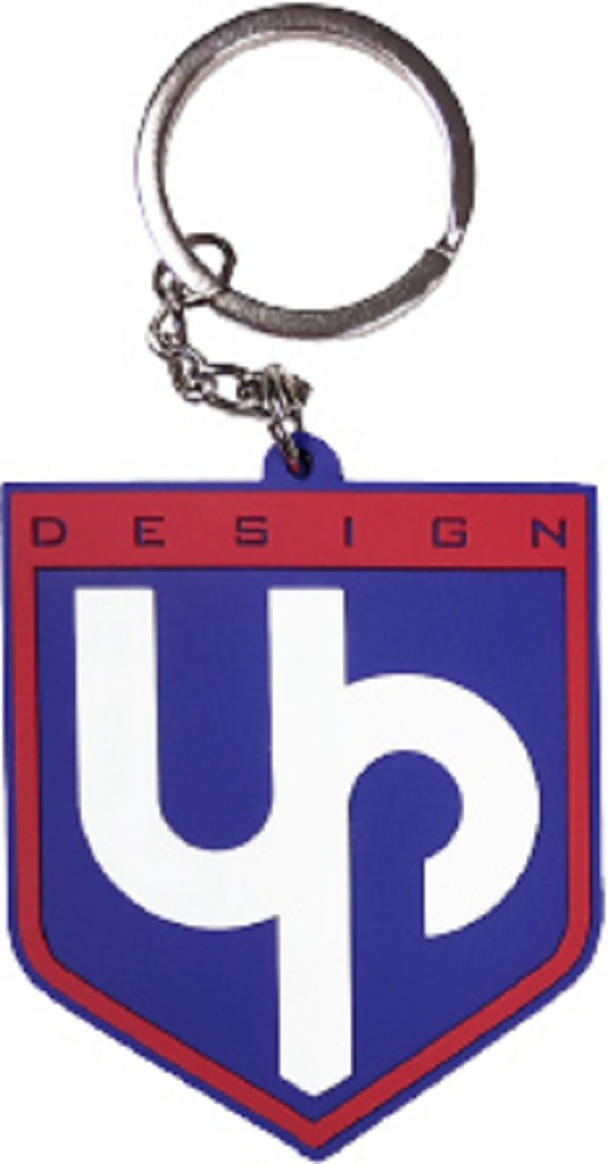 Schlüsselanhänger UP Design Weichgummi