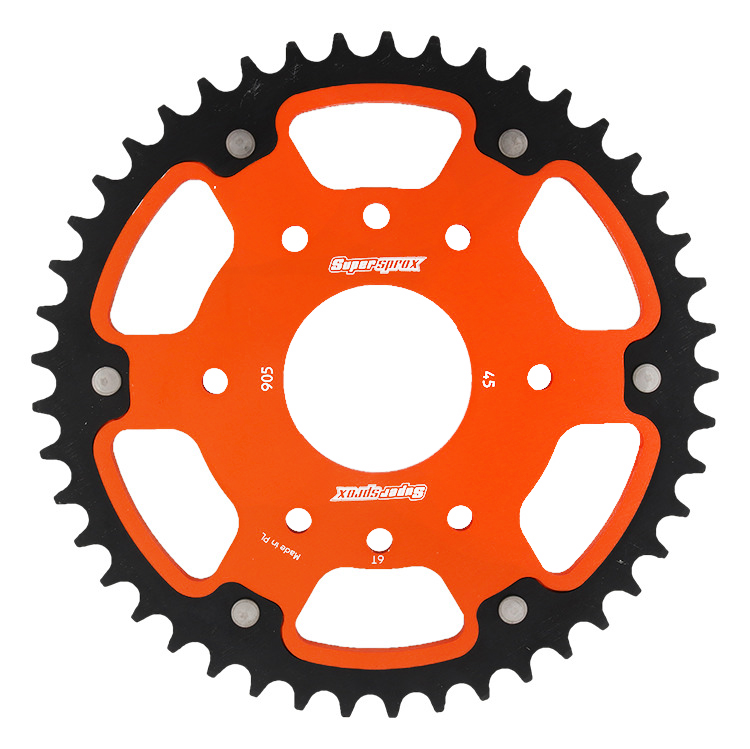 Stealth-Kettenrad Supersprox 520 - 45Z (orange) RST-905:45-ORG|ID 63,0 LK 110,0 8-Loch