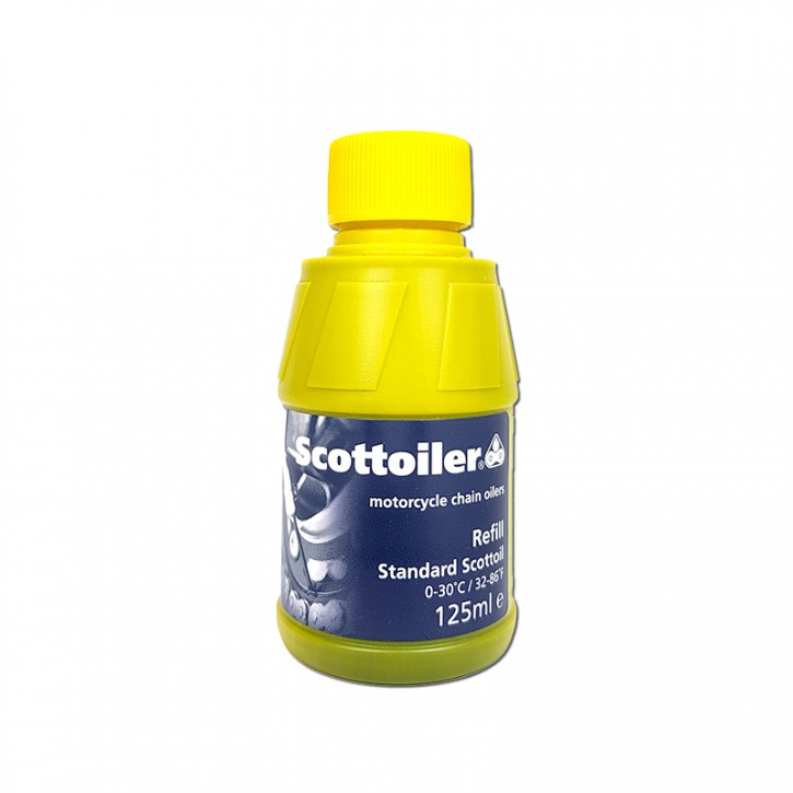 SCOTTOILER Standard Blue Lubricant For Chain Lubrication Systems - 125ml bottle
