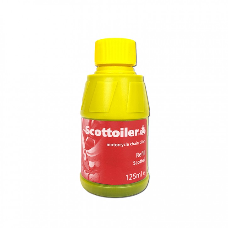 SCOTTOILER High Temp Red Lubricant For Chain Lubrication Systems - 125ml bottle