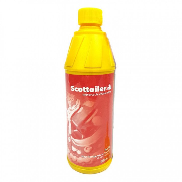 SCOTTOILER Ölnachfüllung für eSystem & vSystem Red Kit Hochtemp. 20-40°C - 500ml