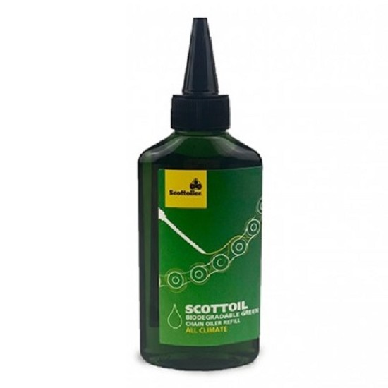 SCOTTOILER Biologisch abbaubares grünes Schmiermittel für Kettenschmiersysteme - 125ml Flasche