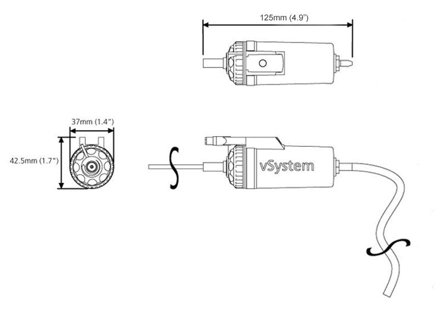 Reservoir mit Ventil für Micro vSystem