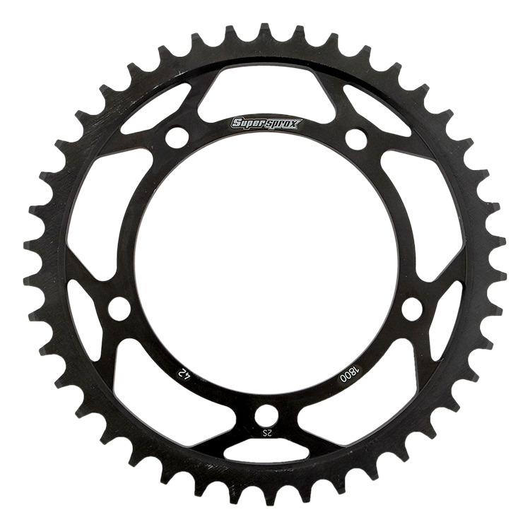Stahl-Kettenrad Supersprox 530 - 42Z (schwarz) RFE-1800:42-BLK|ID 120,0 LK 140,0 5-Loch/5-Loch