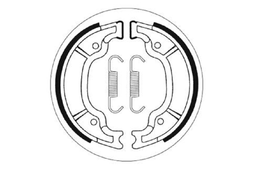 Bremsbacke SBS 2199 Maße: 130 x 28
