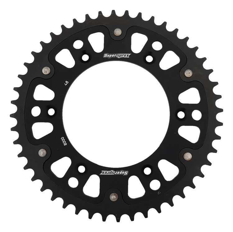 Stealth-Kettenrad Supersprox 520 - 48Z (schwarz) RST-8000:48-BLK|ID 125,0 LK 152,0 6-Loch