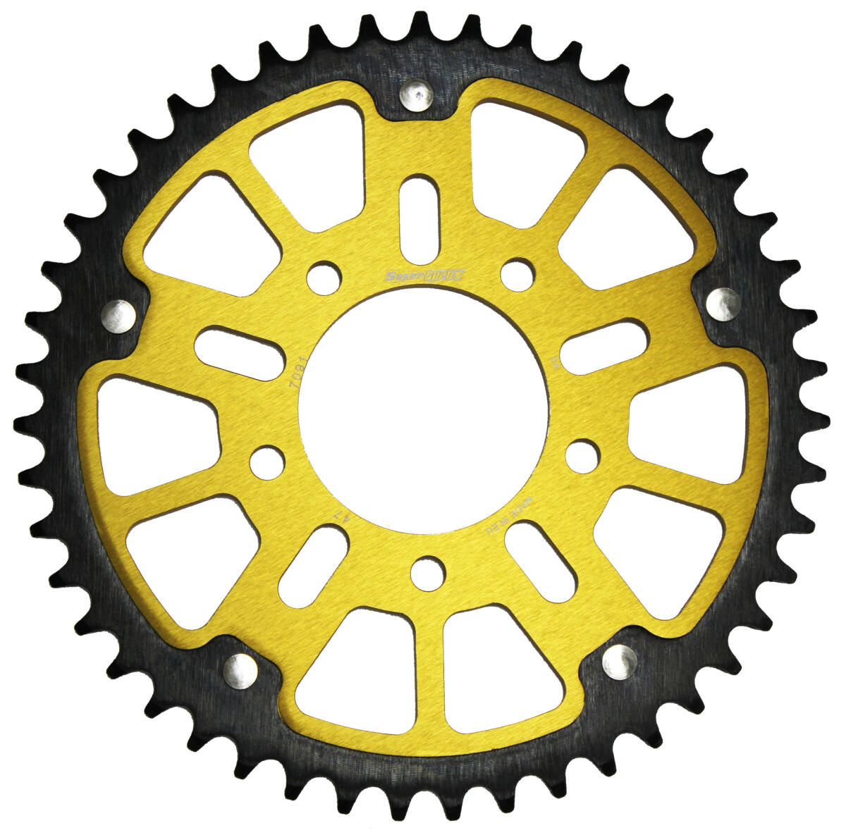 Stealth-Kettenrad Supersprox 520 - 47Z (gold) RST-7091:47-GLD|ID 76,0 LK 100,0 5-Loch