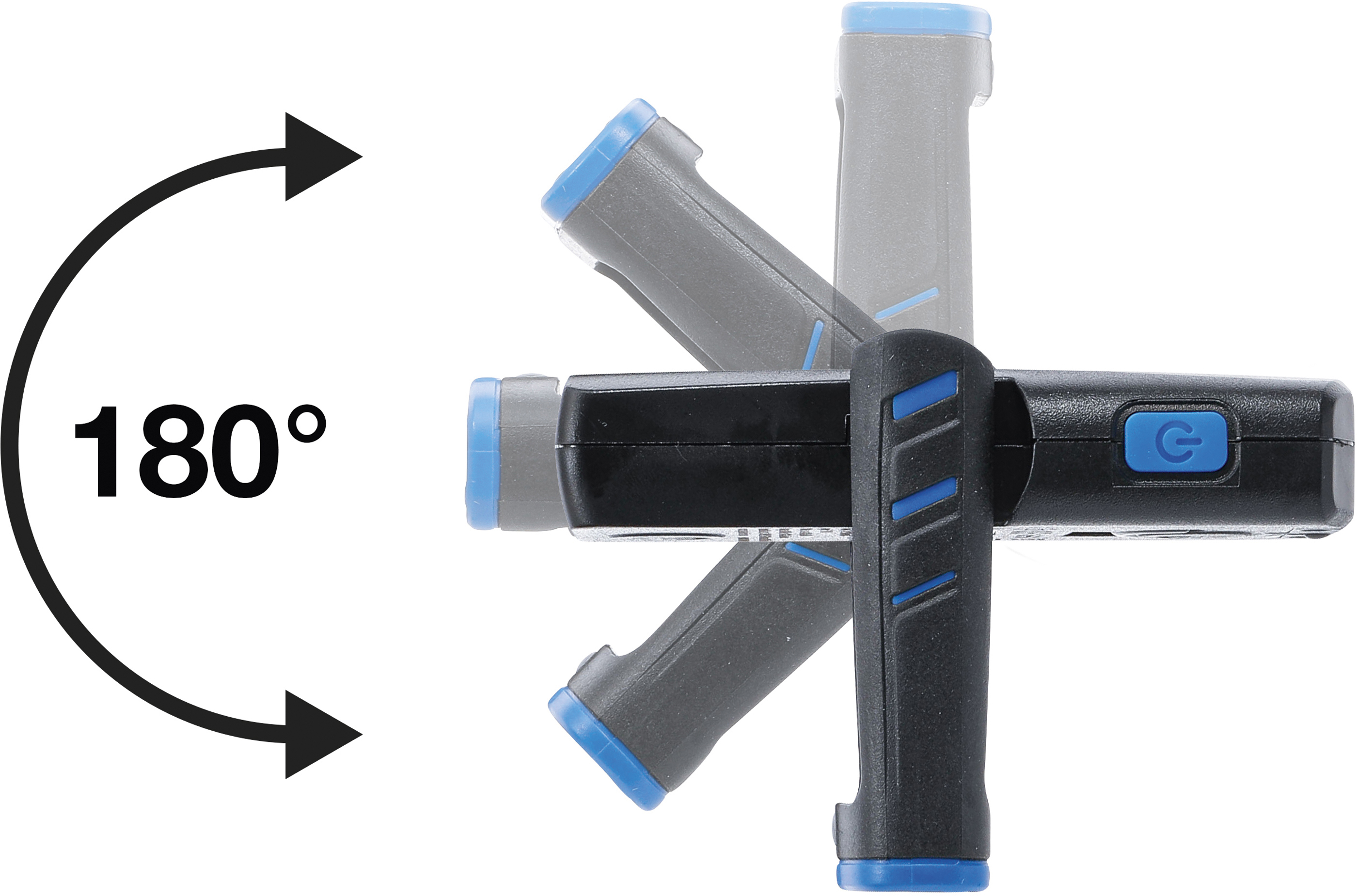 Werkstattleuchte COB-LED klappbar mit Magnet und Haken Induktivladung