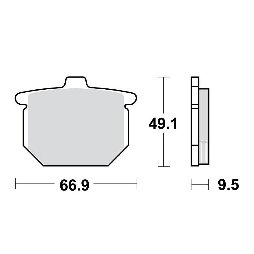 Bremsklotz Standard TRW Alternative: 7326127