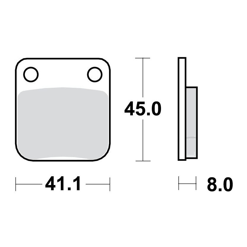 Bremsklotz Standard TRW Alternative: 7326432