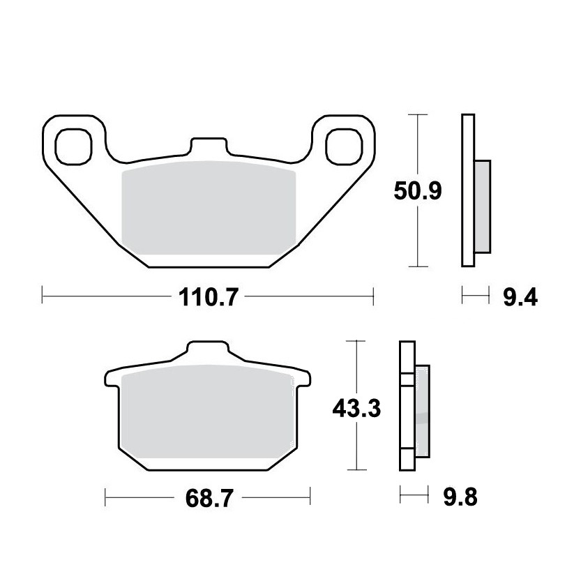 Bremsklotz Standard TRW Alternative: 7326952