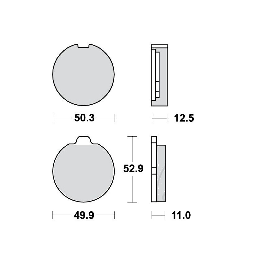 Bremsklotz Standard TRW Alternative: 7326283