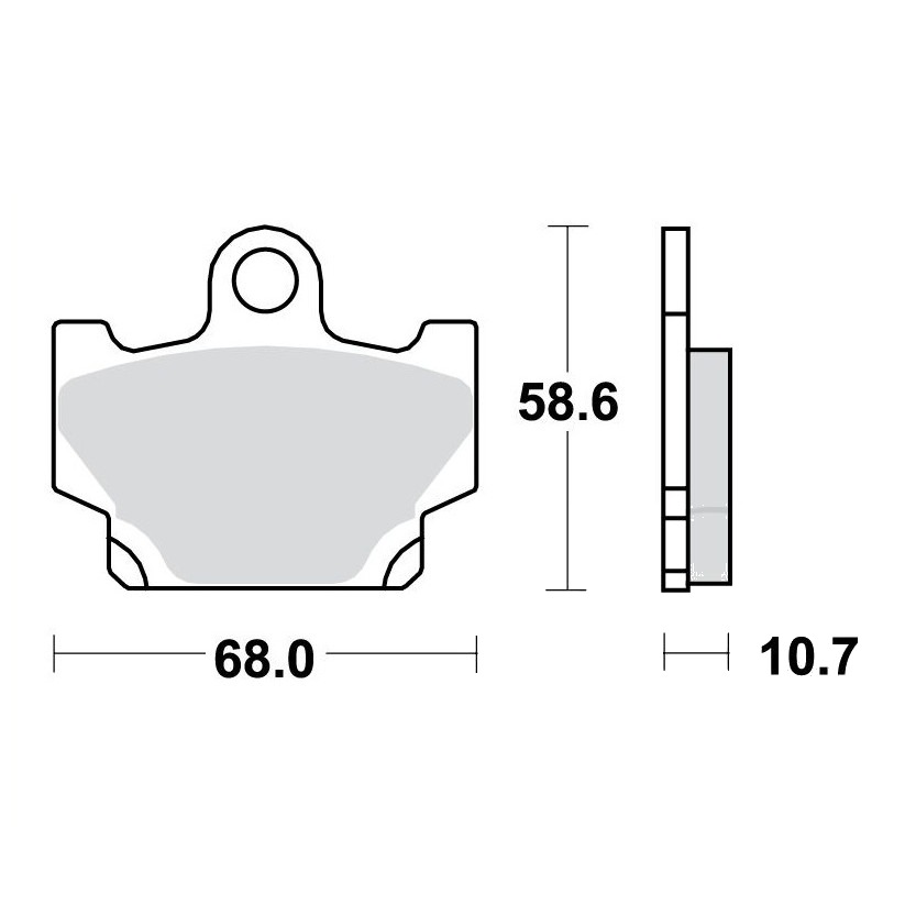 Bremsklotz Standard TRW Alternative: 7326903