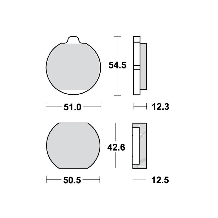 Bremsklotz Standard TRW Alternative: 7320501