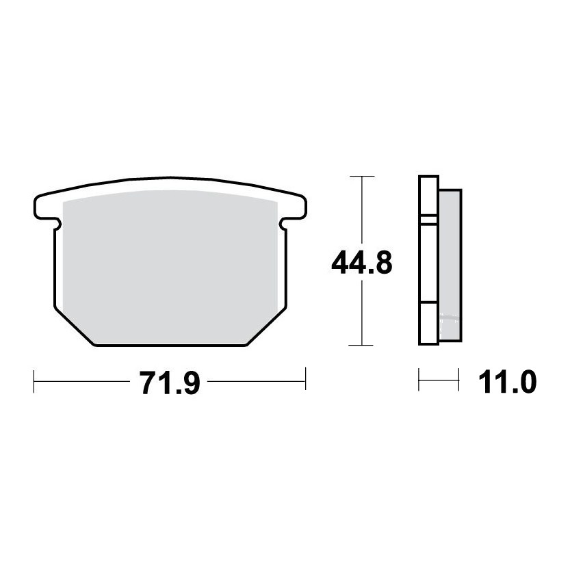 Bremsklotz Standard TRW Alternative: 7326549