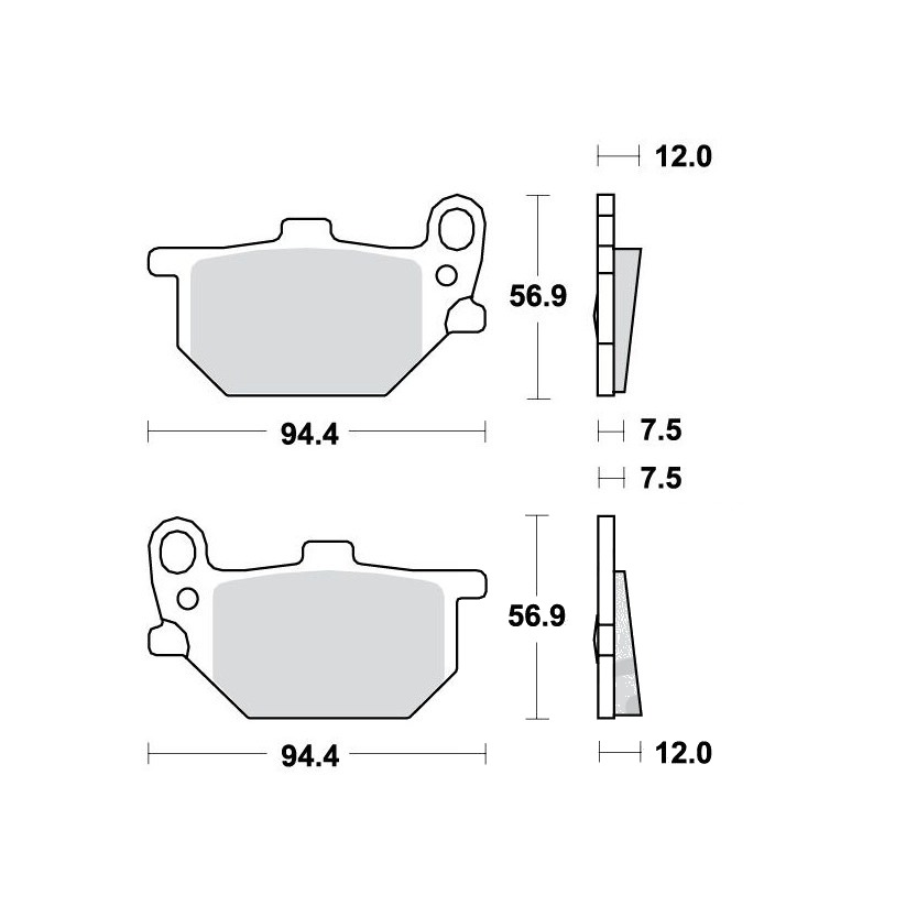Bremsklotz Standard TRW Alternative: 7326499