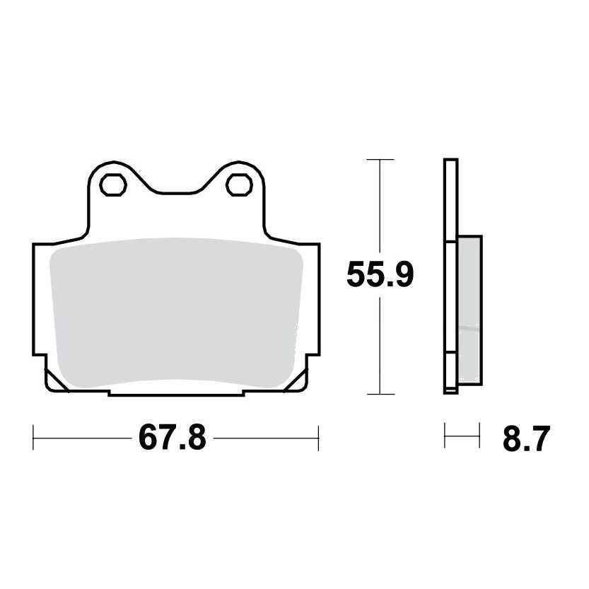 Bremsklotz Standard TRW Alternative: 7328479