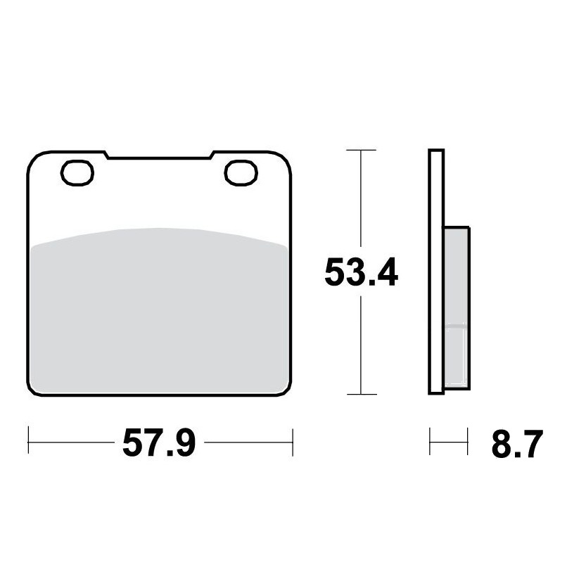 Bremsklotz Standard TRW Alternative: 7328461