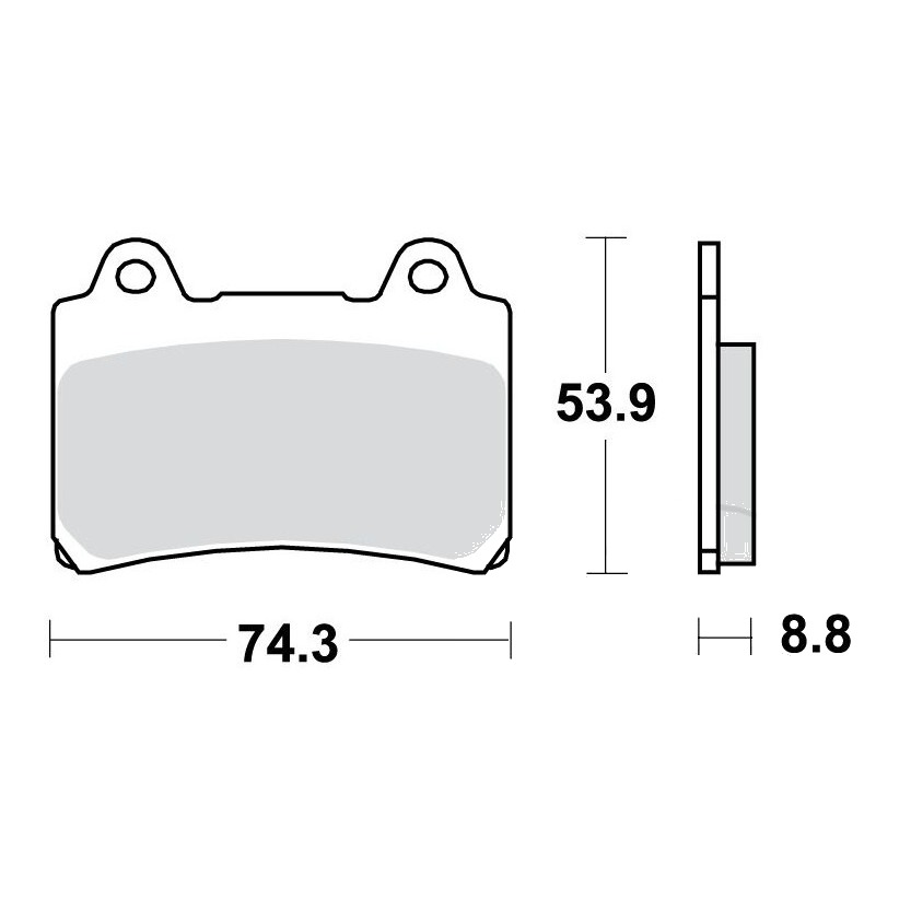 Bremsklotz Standard TRW Alternative: 7370703