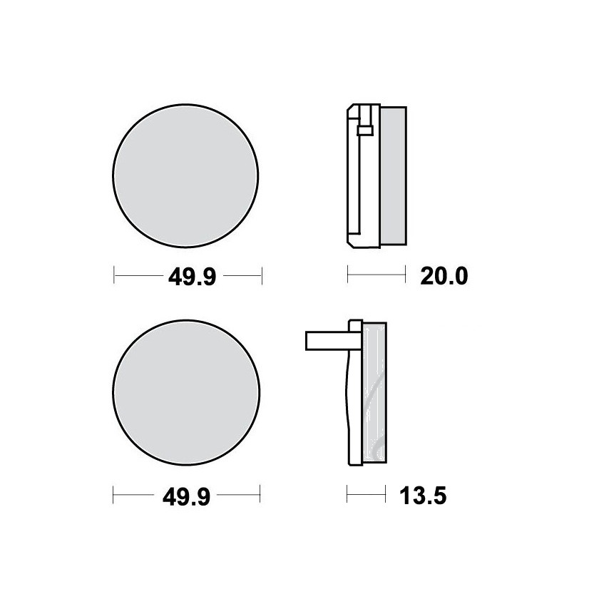 Bremsklotz Standard TRW Alternative: 7326101