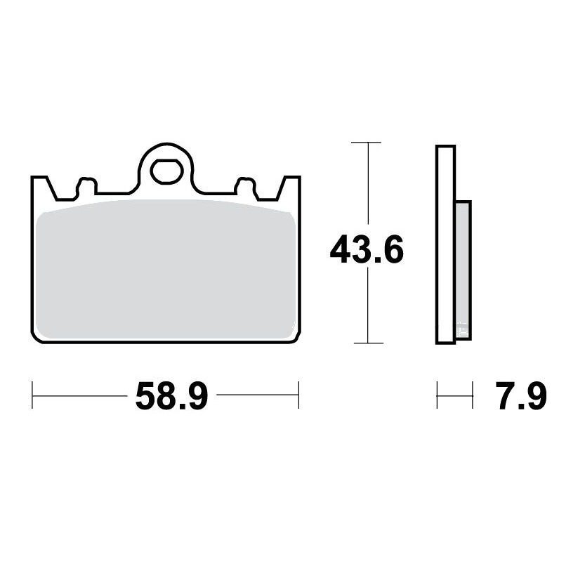 Bremsklotz Standard TRW Alternative: 7376627