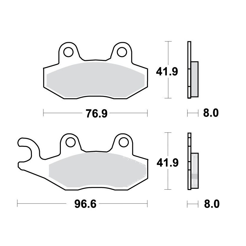 Bremsklotz Sinter SI TRW Alternative: 7371011