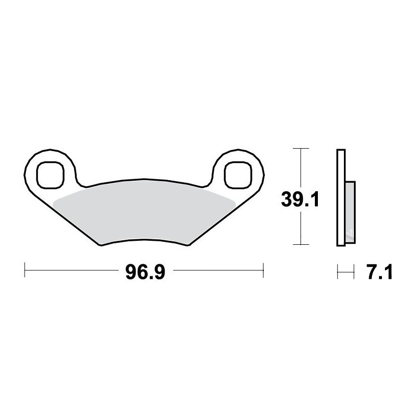 Bremsklotz Standard TRW Alternative: 7325301