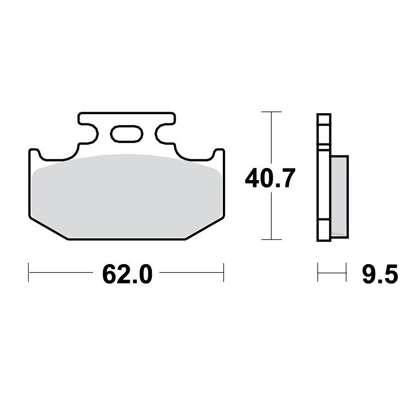 Bremsklotz Sinter SI TRW Alternative: 7377112
