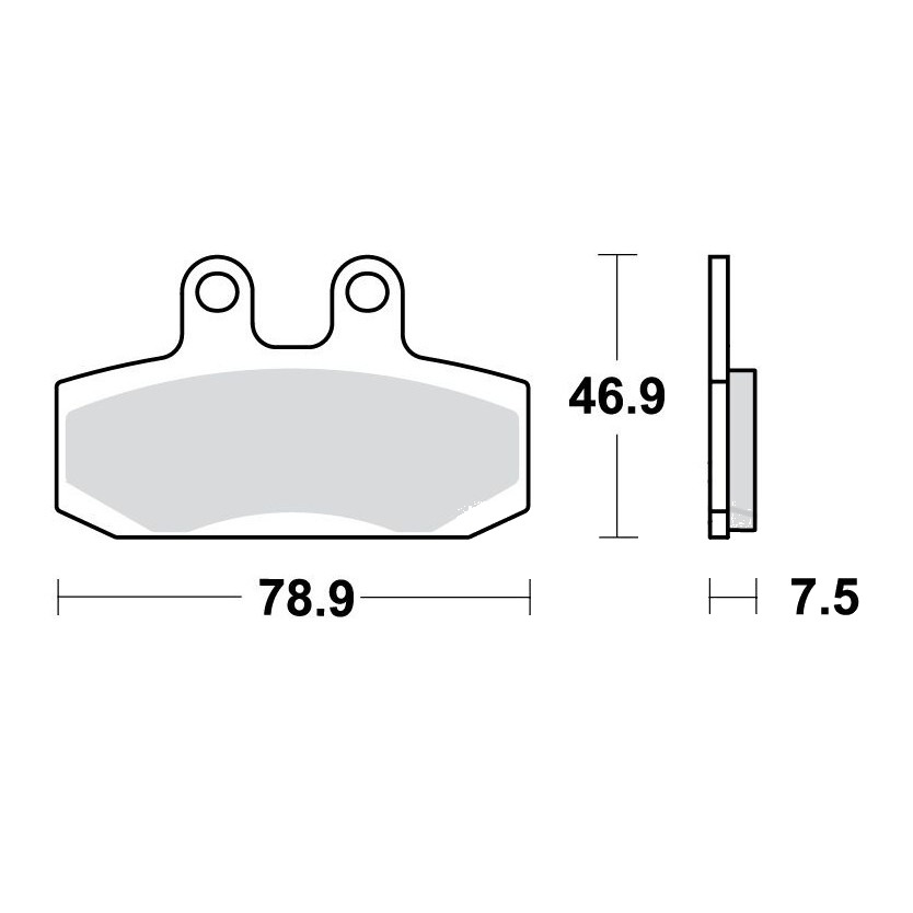 Bremsklotz Standard TRW Alternative: 7320575