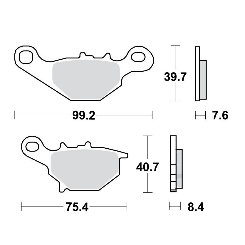 Bremsklotz Standard TRW Alternative: 7379431