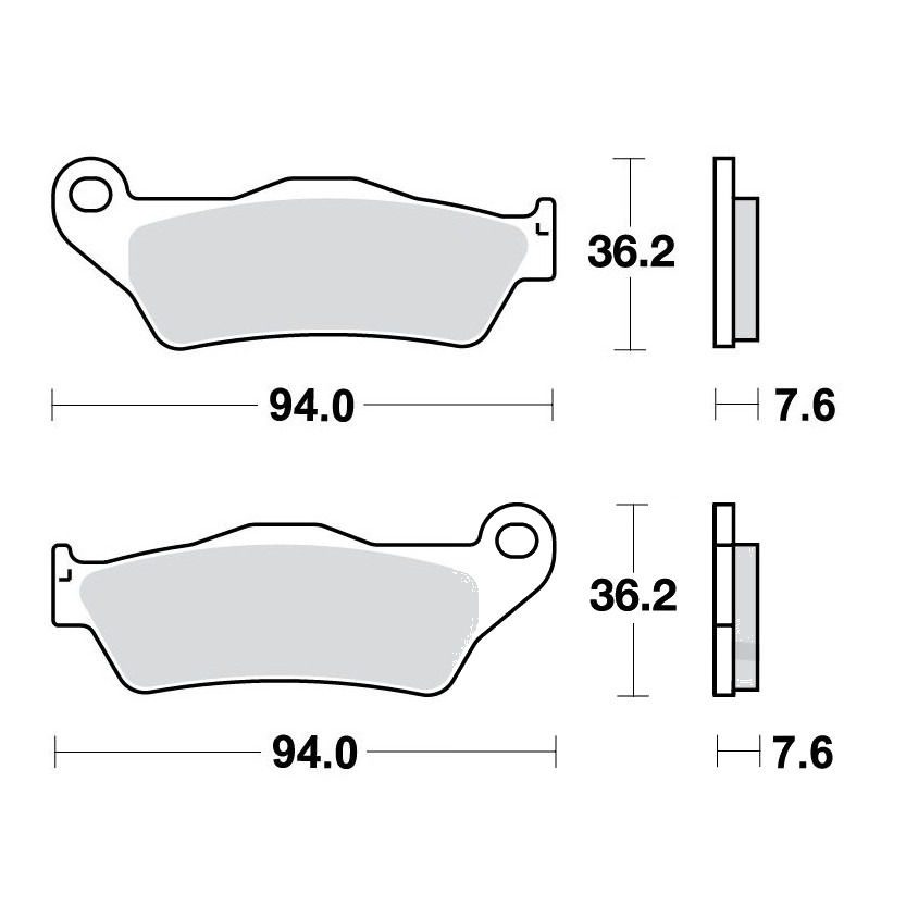 Bremsklotz Sinter vorne TRW Alternative: 7320526
