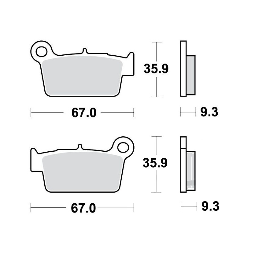 Bremsklotz Sinter SI TRW Alternative: 7320054
