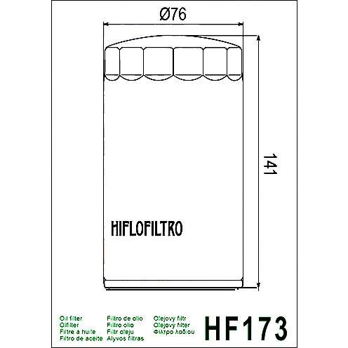 Ölfilter chrom Hiflo