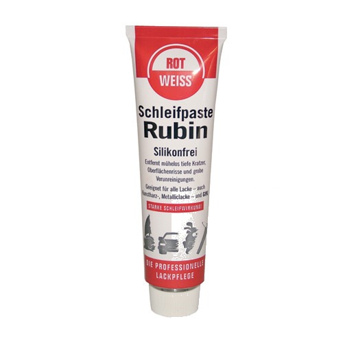 Schleifpaste Rubin 750 ml Rot-Weiss
