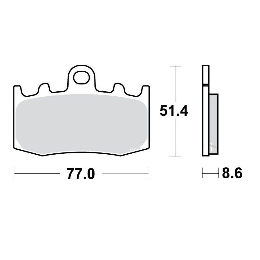 Bremsklotz Sinter vorne TRW Alternative: 7324163