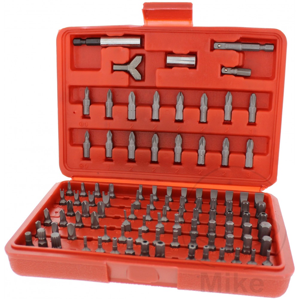 Bit Satz 100TLG 1/4 6 Kant J 1/4=6.3 mm