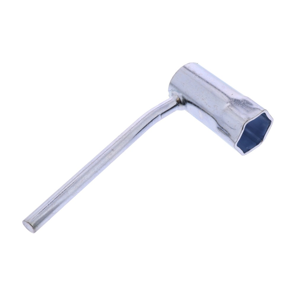 Zündkerzenschlüssel Schlüsselweite 21 mm mit abgewinkeltem Knebel 63 mm