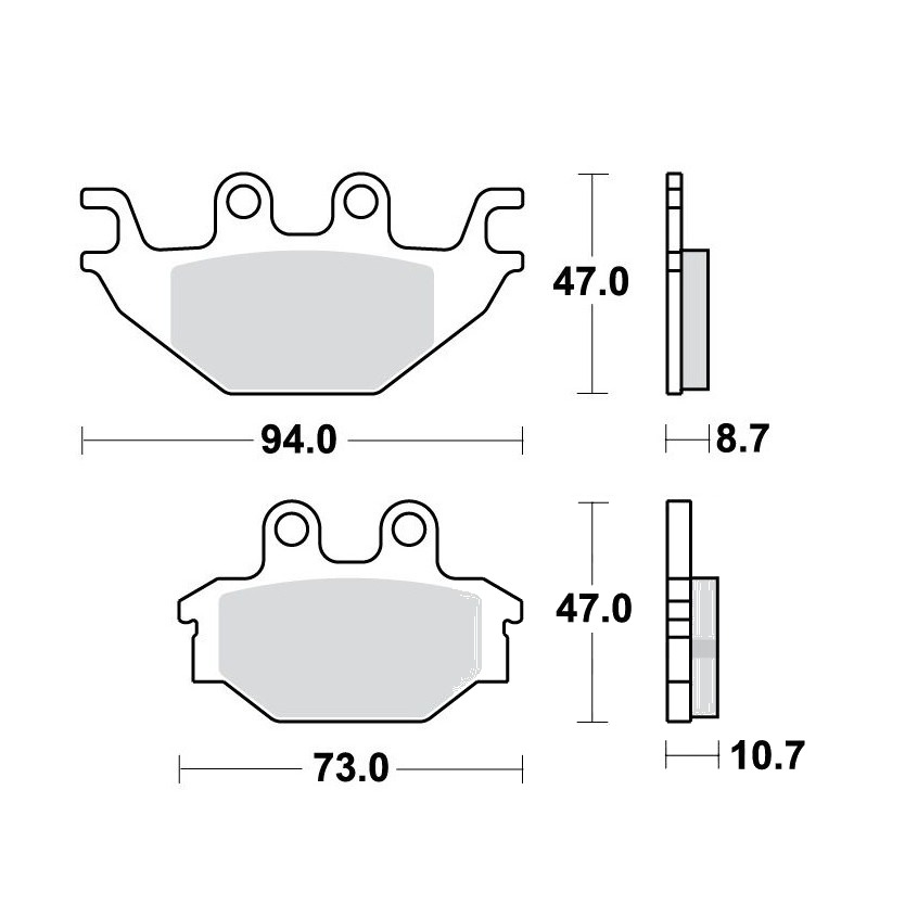 Bremsklotz Sinter SI TRW Alternative: 7325780
