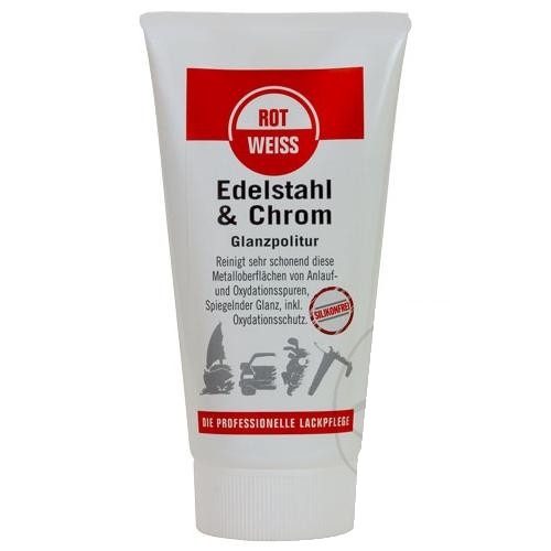 Politur Stahl & Chrom 150 ml Rot-Weiss