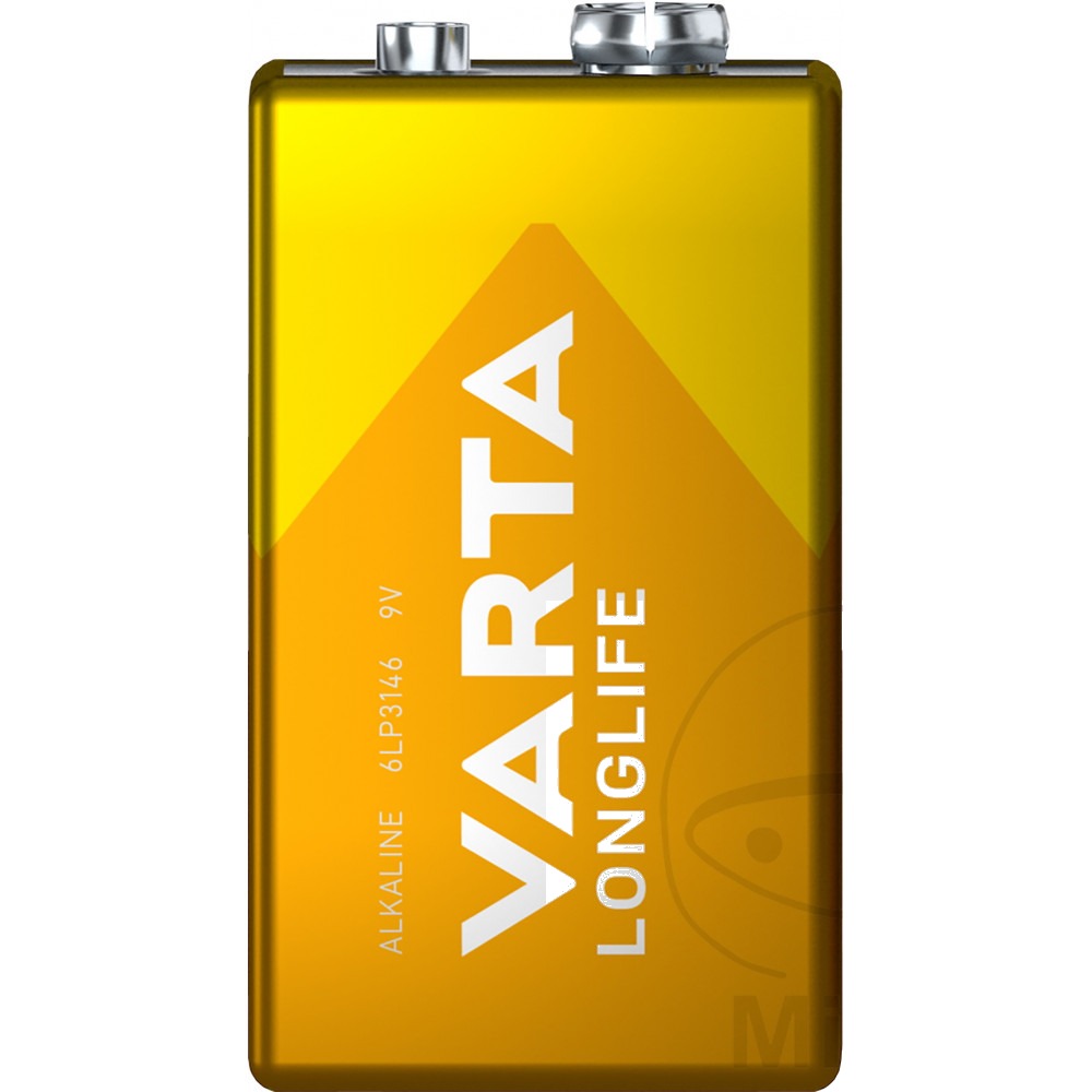 Gerätebatterie 9V Block Varta 1er Blister Longlife