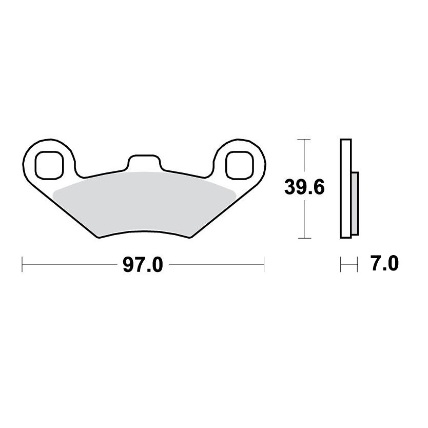 Bremsklotz Sinter SI TRW Alternative: 7325426