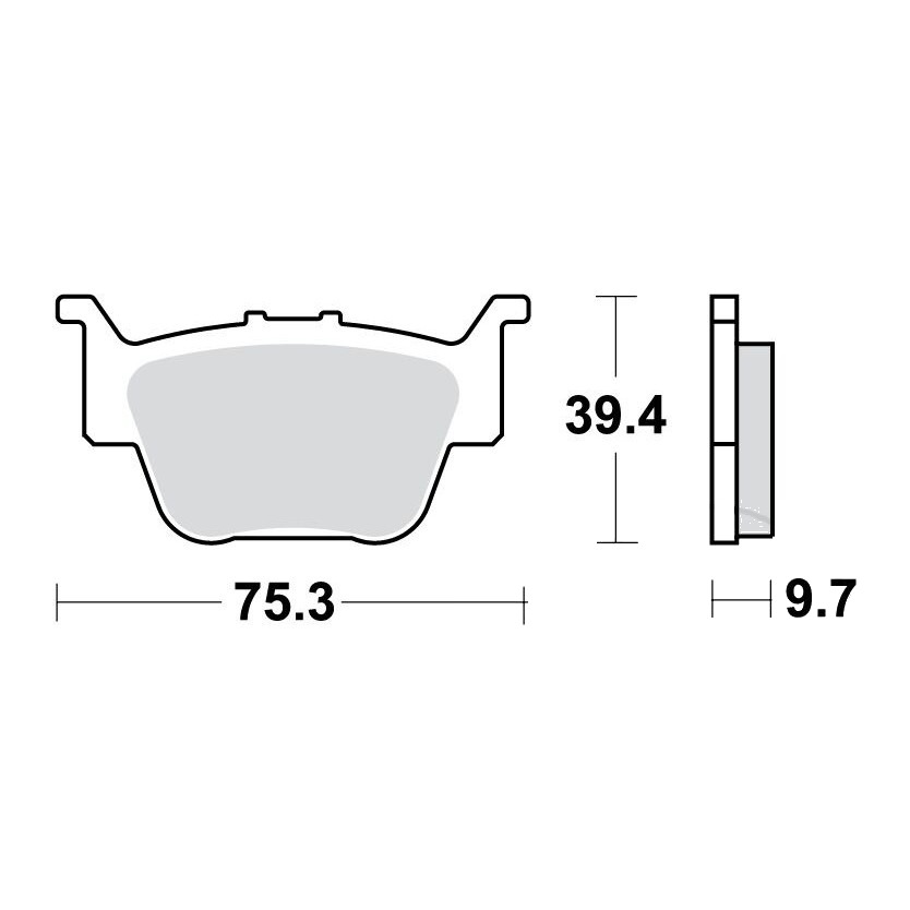 Bremsklotz Sinter SI TRW Alternative: 7325756