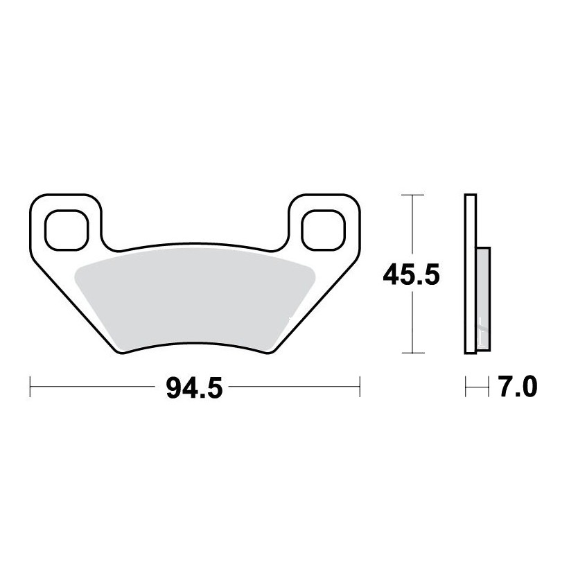 Bremsklotz Sinter SI TRW Alternative: 7322100