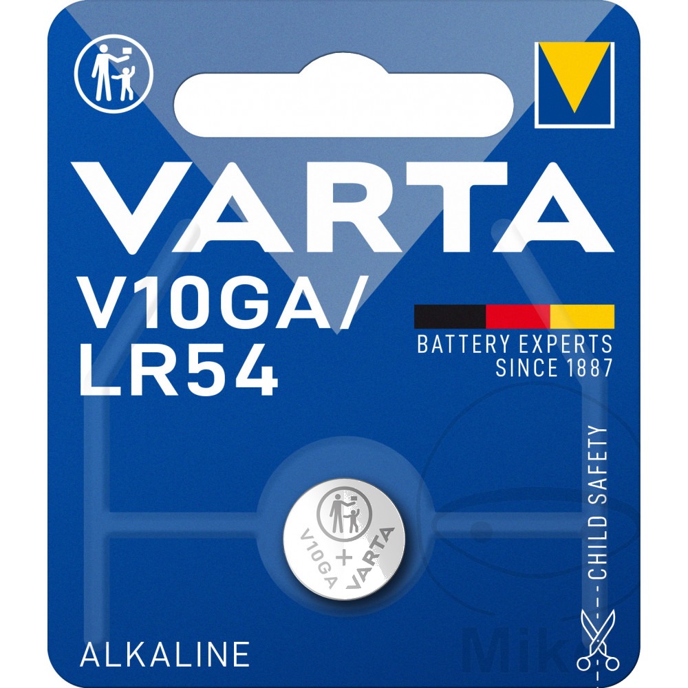 Gerätebatterie V10GA Varta 1er Blister Alkaline